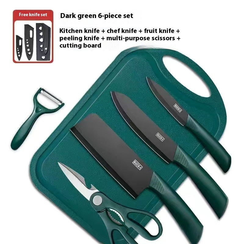 Black Steel Household Tools Kitchen Knife
