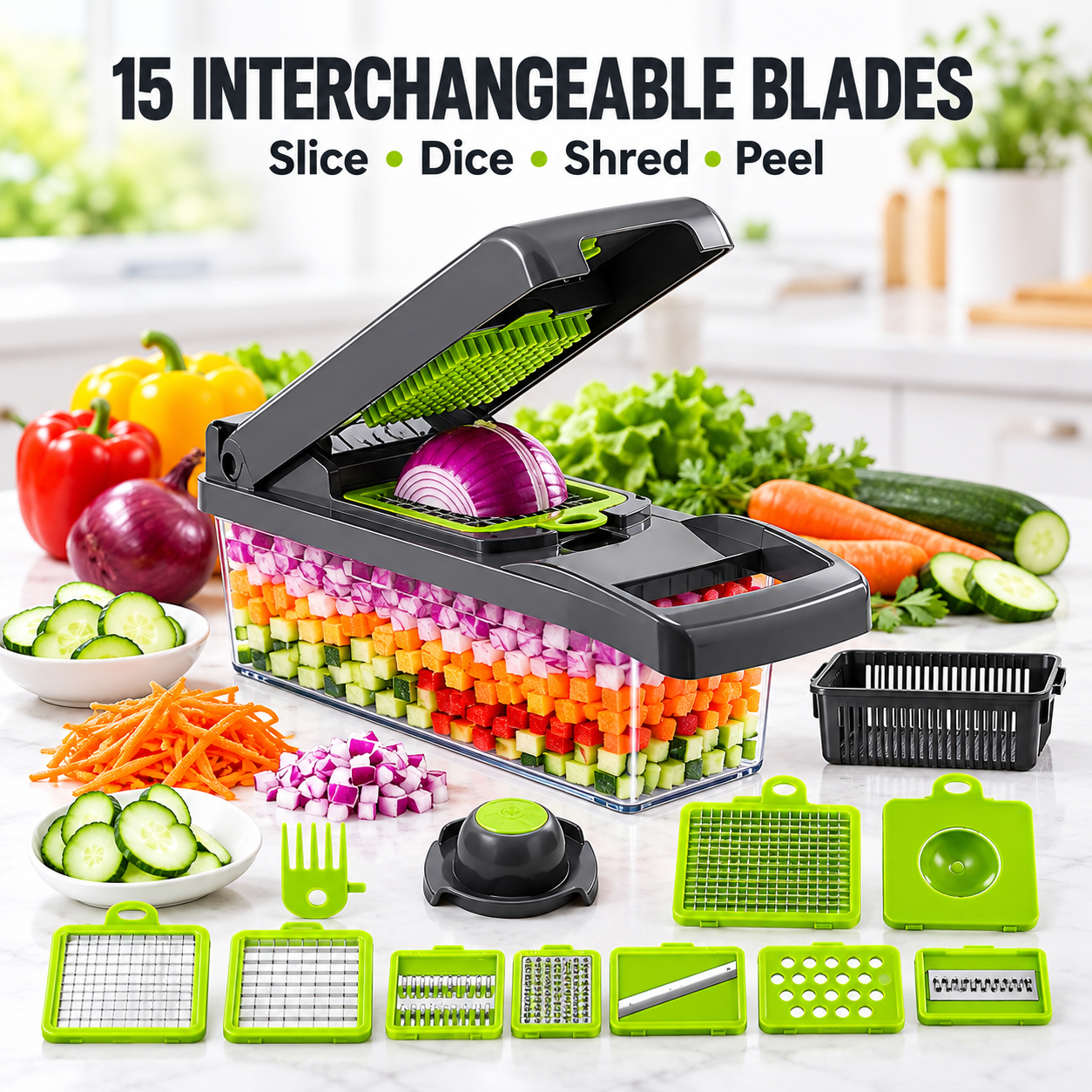 15-in-1 Vegetable Chopper