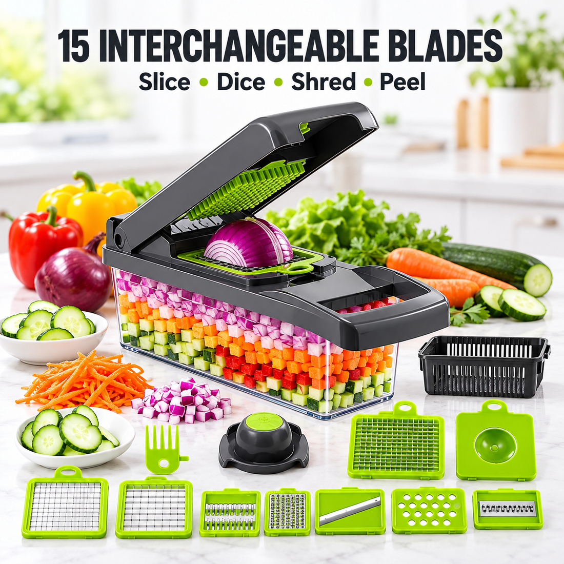 15-in-1 Vegetable Chopper