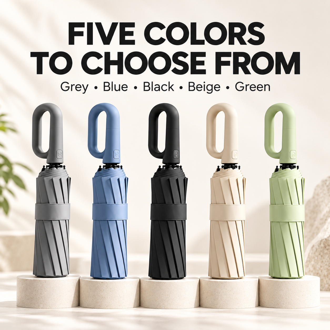 Automatic Ring Buckle Umbrella