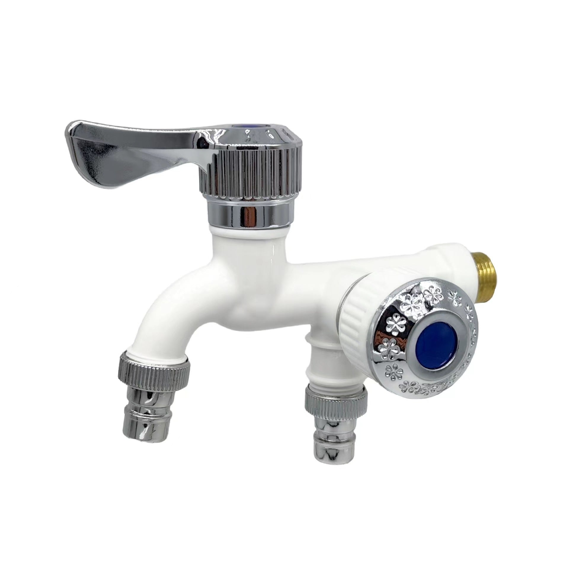 Multifunctional Washing Machine Tap with Dual Outlet