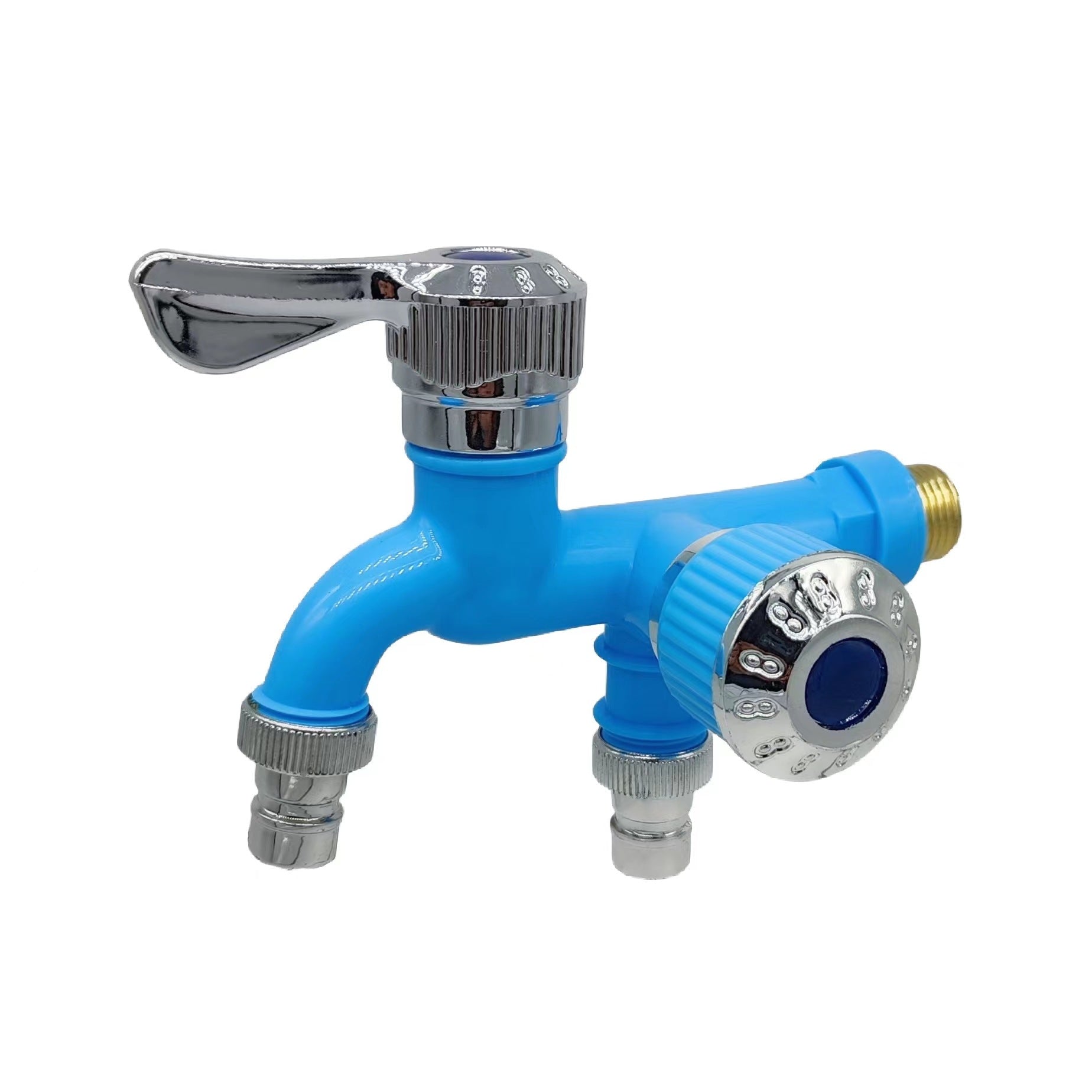 Multifunctional Washing Machine Tap with Dual Outlet