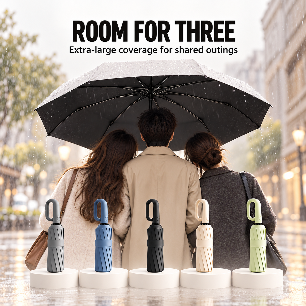 Automatic Ring Buckle Umbrella