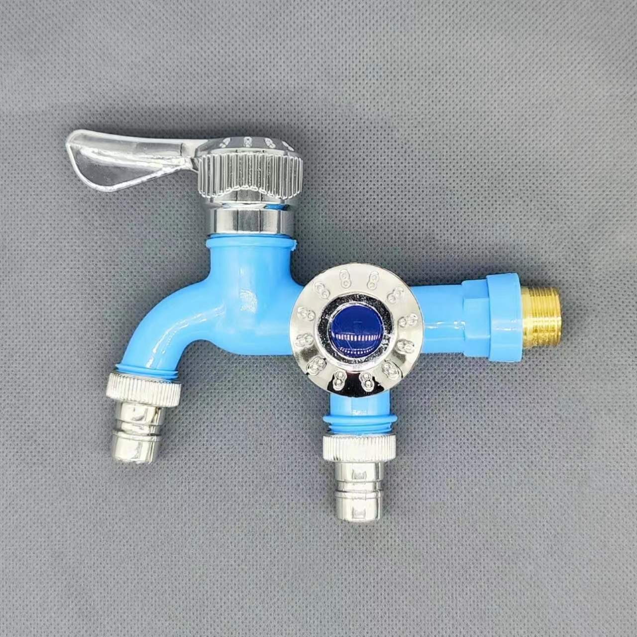Multifunctional Washing Machine Tap with Dual Outlet