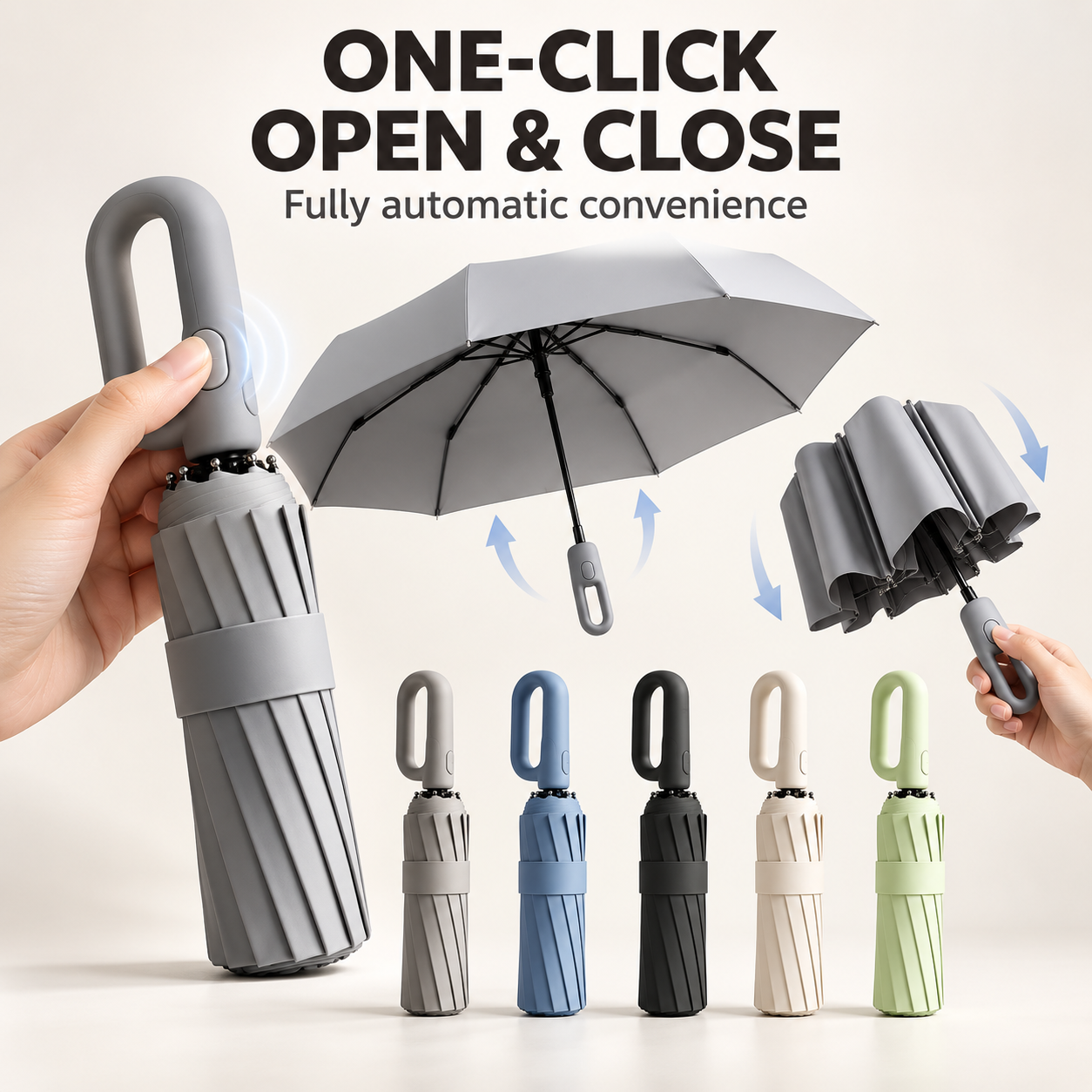Automatic Ring Buckle Umbrella