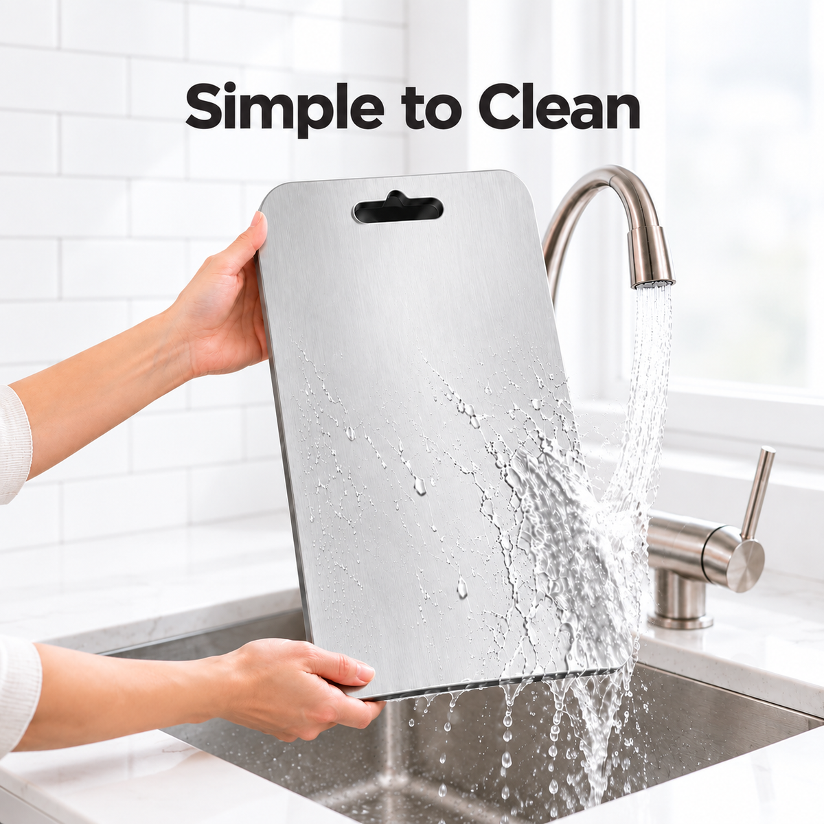 Kinetzra™ Double-Sided Stainless Steel Board
