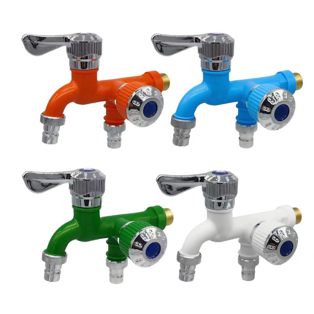 Multifunctional Washing Machine Tap with Dual Outlet